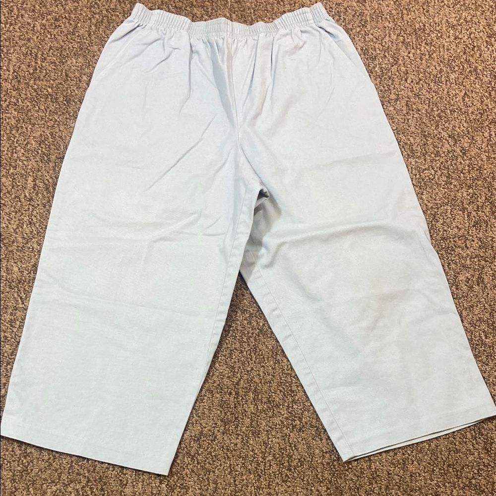 VTG, Briggs New York Light Blue Elastic Waist Pants Women’s Size 10